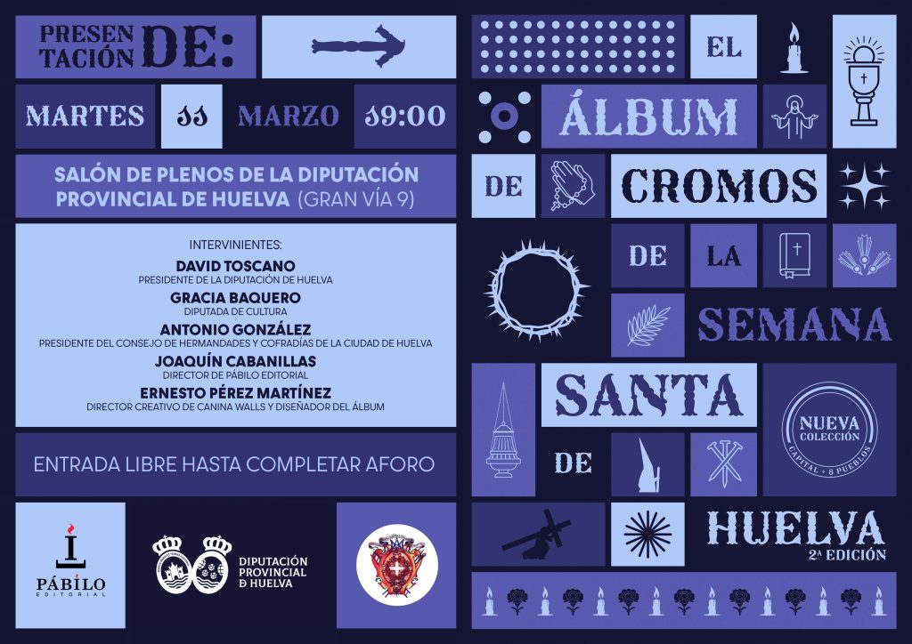 La nueva colección de ‘El Álbum de Cromos de la Semana Santa de Huelva’ ya está disponible 2 - Pábilo Editorial
